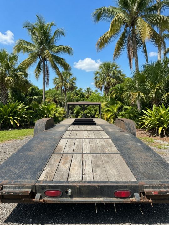 Used 2008 Kaufman Trailers Gooseneck 7x34 2/Car Hauler dual axle