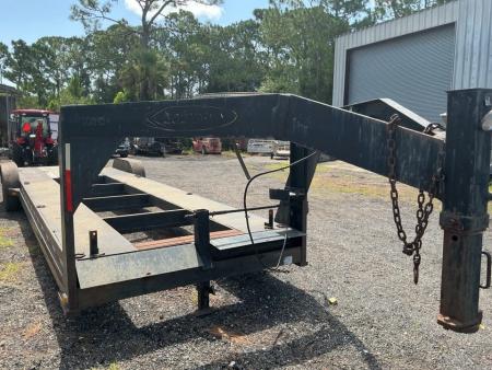 Used 2008 Kaufman Trailers Gooseneck 7x34 2/Car Hauler dual axle
