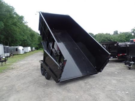 New GRIFFIN BRAND , 14 FT, Dump Trailer 7X14X4'High Sides 14,000 lb. GVWR, Griffin Brand. Triple Frame, Ramps