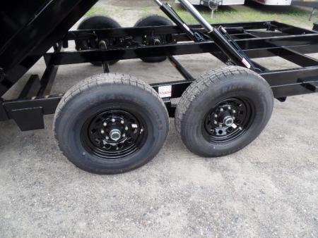 New GRIFFIN BRAND , 14 FT, Dump Trailer 7X14X4'High Sides 14,000 lb. GVWR, Griffin Brand. Triple Frame, Ramps