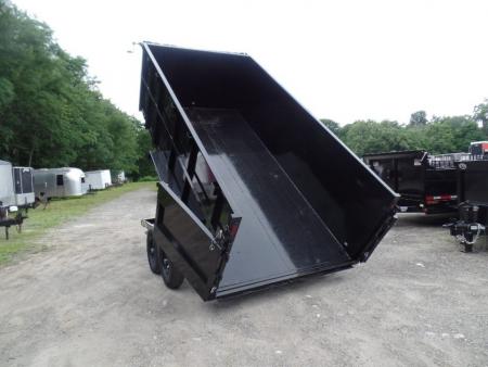 New GRIFFIN BRAND , 14 FT, Dump Trailer 7X14X4'High Sides 14,000 lb. GVWR, Griffin Brand. Triple Frame, Ramps