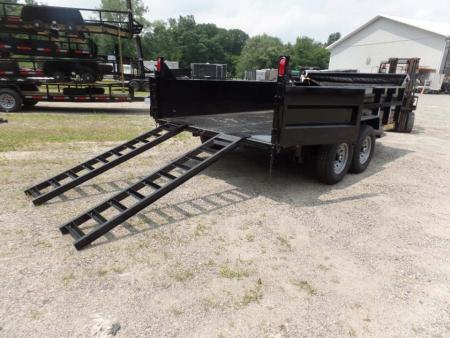New 2025 Griffin Trailers 14 FT, Dump Trailer 7X14, 2 ft. sides , 14,000 lb. GVWR, Triple Frame, Ramps Dump Trailer