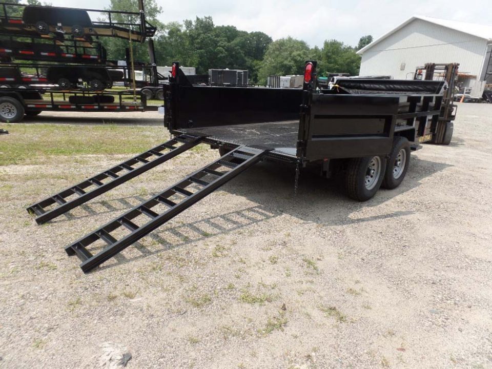 New 2025 Griffin Trailers 14 FT, Dump Trailer 7X14, 2 ft. sides , 14,000 lb. GVWR, Triple Frame, Ramps Dump Trailer