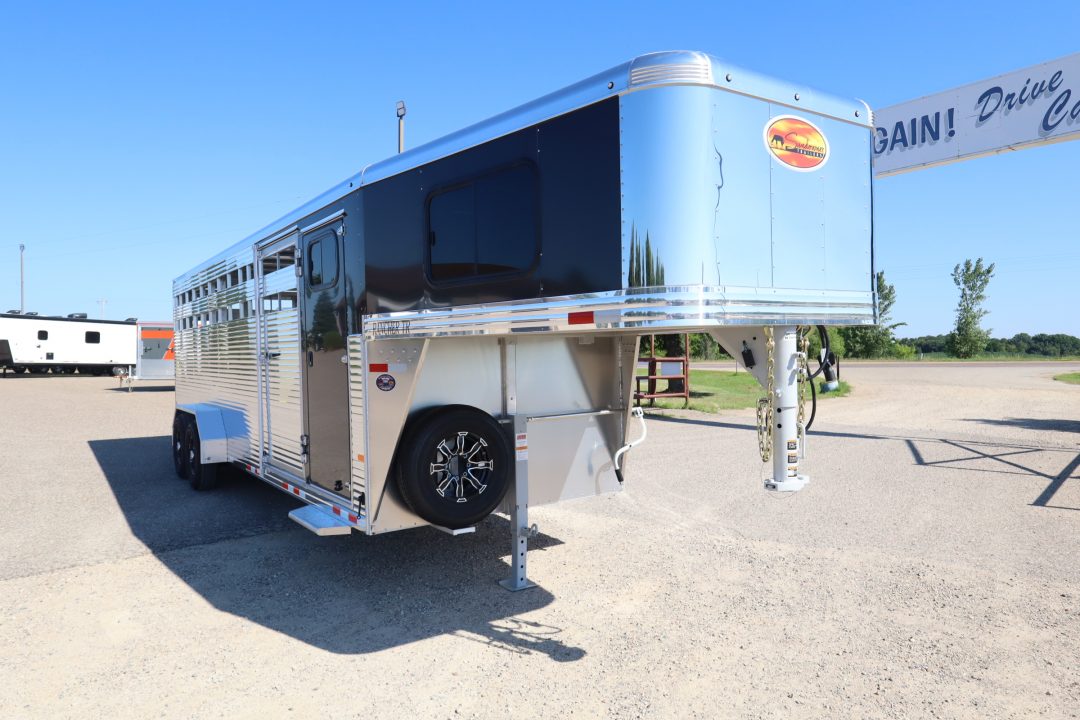 New 2027 Sundowner 24' Stock/Combo 4HR GN Horse Trailer