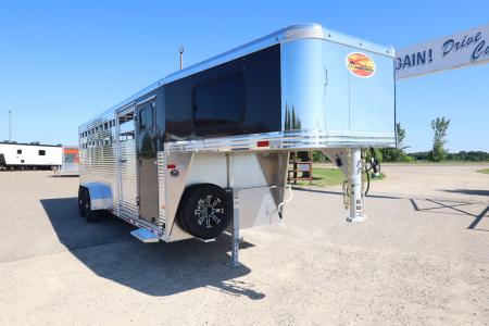 New 2027 Sundowner 24' Stock/Combo 4HR GN Horse Trailer