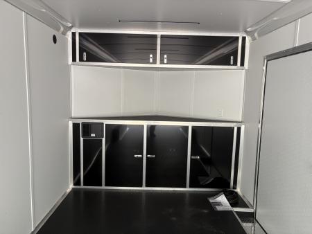 New 2027 Haulmark HEAT 8.5x24 10K 7'6" Interior Car / Racing Trailer with Rear Spoiler