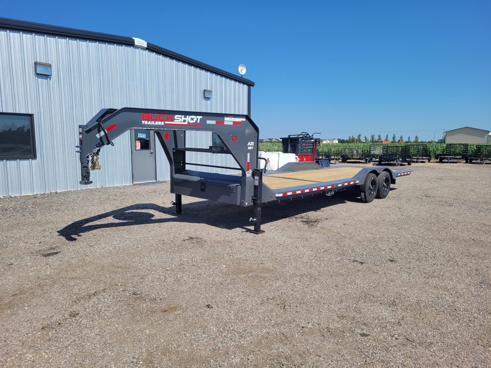 New 2026 Buckshot 102"x26' Gooseneck Tilt Trailer W/8K Axles