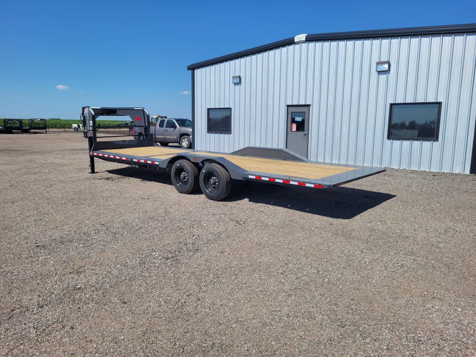 New 2026 Buckshot 102"x26' Gooseneck Tilt Trailer W/8K Axles