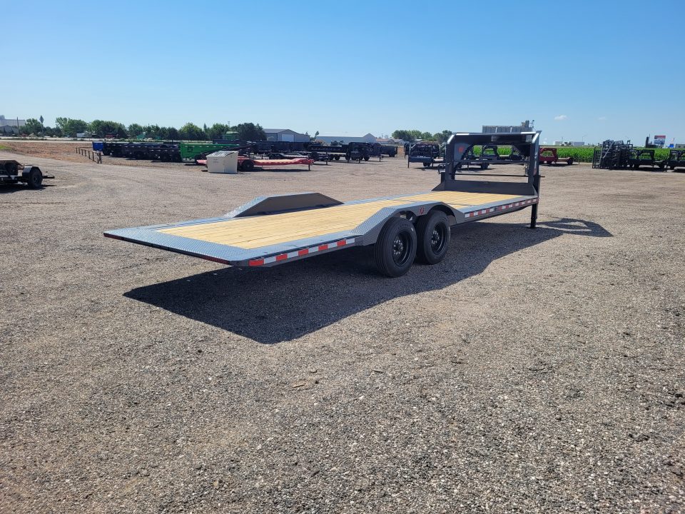 New 2026 Buckshot 102"x26' Gooseneck Tilt Trailer W/8K Axles