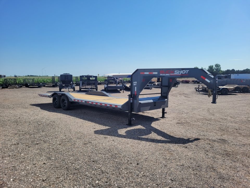 New 2026 Buckshot 102"x26' Gooseneck Tilt Trailer W/8K Axles
