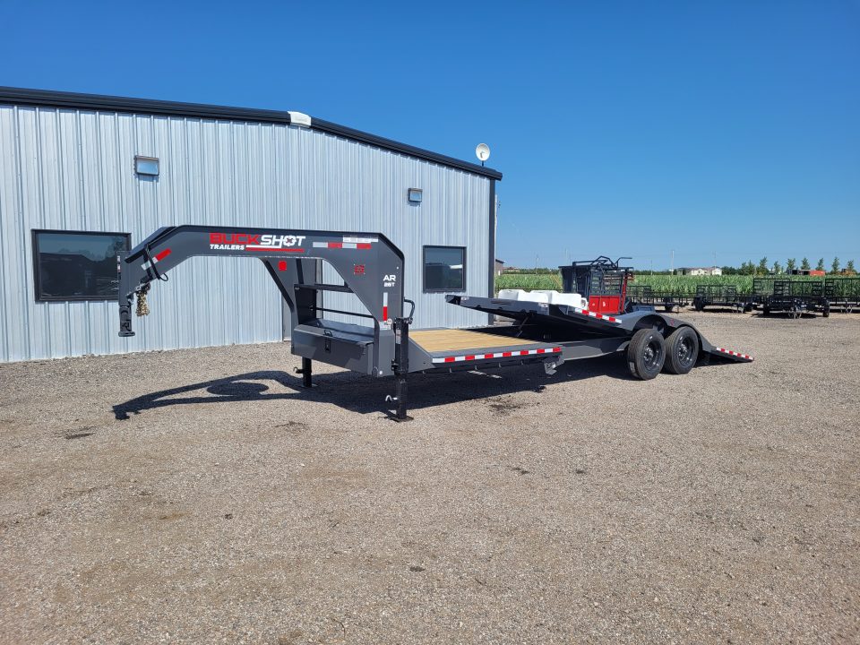 New 2026 Buckshot 102"x26' Gooseneck Tilt Trailer W/8K Axles