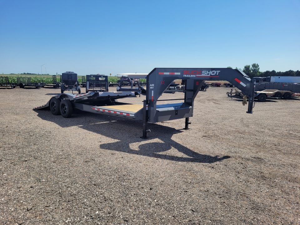 New 2026 Buckshot 102"x26' Gooseneck Tilt Trailer W/8K Axles