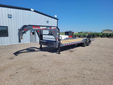 New 2026 Buckshot 102"x26' Gooseneck Tilt Trailer W/8K Axles