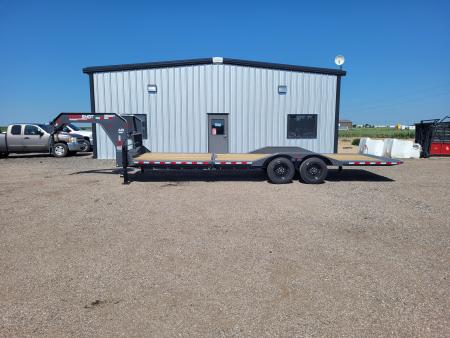 New 2026 Buckshot 102"x26' Gooseneck Tilt Trailer W/8K Axles