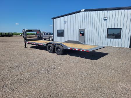 New 2026 Buckshot 102"x26' Gooseneck Tilt Trailer W/8K Axles