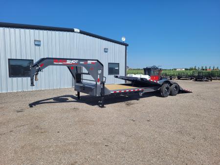 New 2026 Buckshot 102"x26' Gooseneck Tilt Trailer W/8K Axles