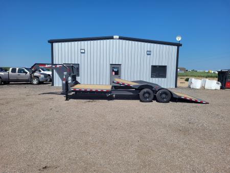 New 2026 Buckshot 102 x26' Gooseneck Tilt Trailer W/8K Axles