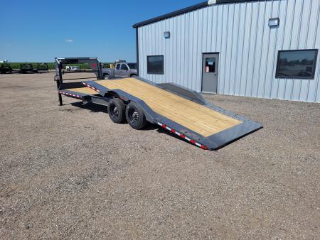 New 2026 Buckshot 102"x26' Gooseneck Tilt Trailer W/8K Axles