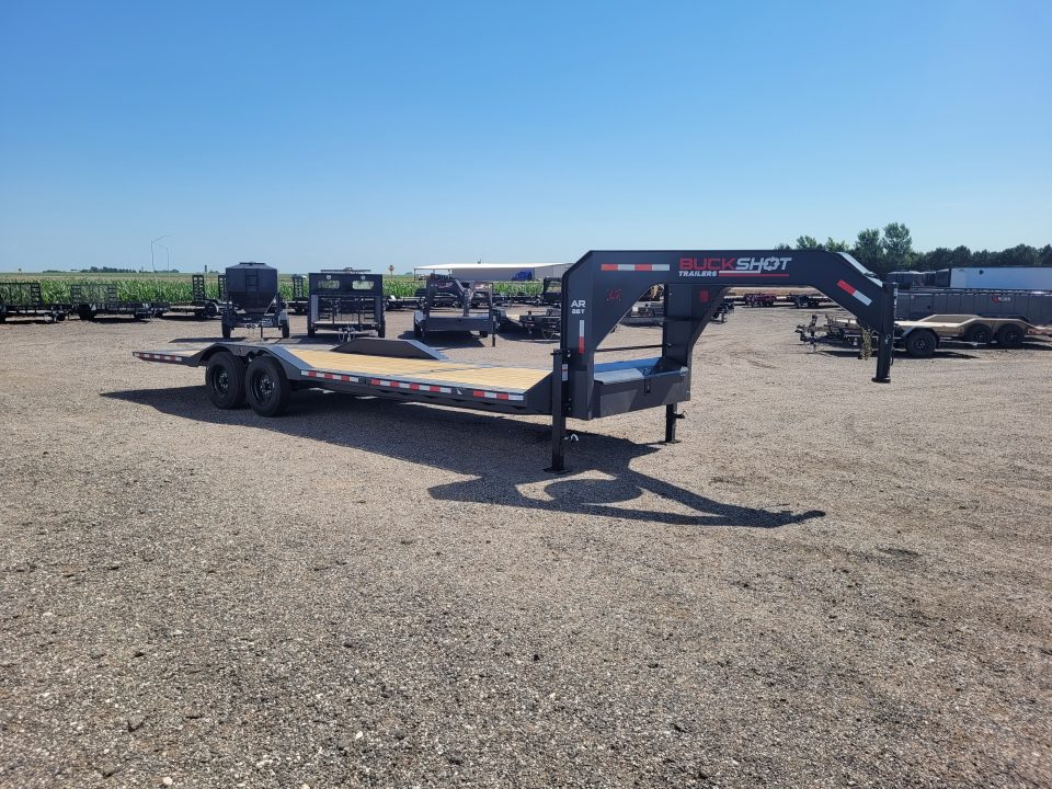 New 2027 Buckshot 102"x26' Gooseneck Tilt Trailer W/8K Axles