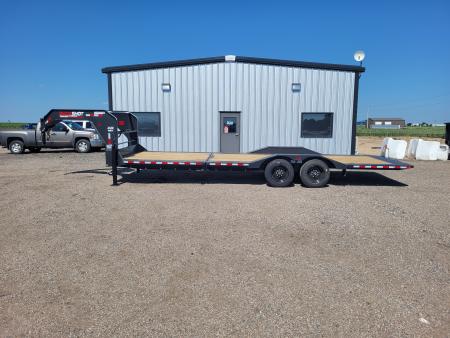 New 2027 Buckshot 102"x26' Gooseneck Tilt Trailer W/8K Axles