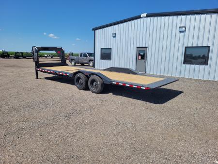New 2027 Buckshot 102"x26' Gooseneck Tilt Trailer W/8K Axles
