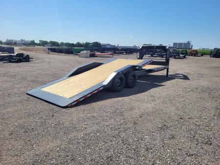 New 2027 Buckshot 102"x26' Gooseneck Tilt Trailer W/8K Axles