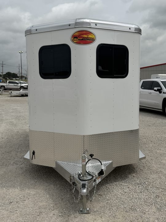 New 2027 Sundowner 2 Horse Bumper Pull Horse Trailer