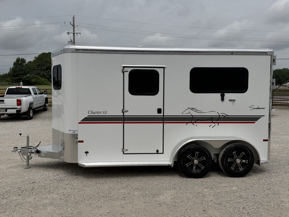 New 2027 Sundowner 2 Horse Bumper Pull Horse Trailer