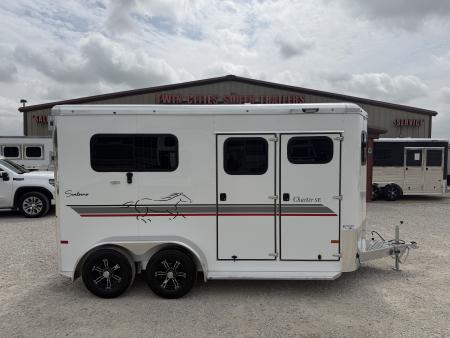 New 2027 Sundowner 2 Horse Bumper Pull Horse Trailer
