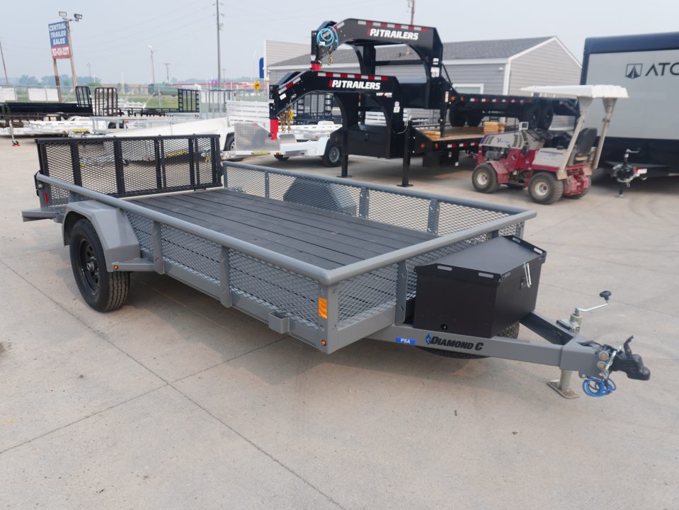 Used 2025 Diamond C Trailers PSA135 77"x12ft Utility Trailer