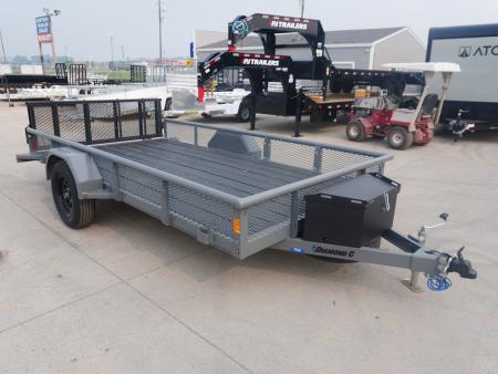 Used 2025 Diamond C Trailers PSA135 77"x12ft Utility Trailer