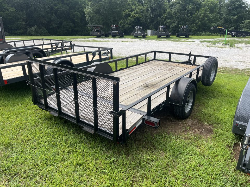 Used 2023 WD Trailers SINGLE UTILITY W/ DOVE/ 3' GATE/ 77X12 SPARE