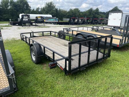 Used 2023 WD Trailers SINGLE UTILITY W/ DOVE/ 3' GATE/ 77X12 SPARE