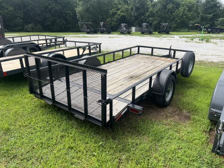 Used 2023 WD Trailers SINGLE UTILITY W/ DOVE/ 3' GATE/ 77X12 SPARE