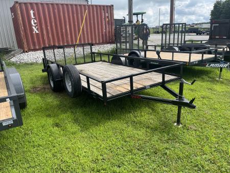 Used 2023 WD Trailers SINGLE UTILITY W/ DOVE/ 3' GATE/ 77X12 SPARE