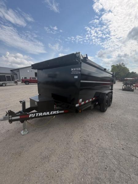 New 2027 PJ Trailers D7142 Dump Trailer 83X14 TA HIGH SIDE (GVW:14000) BLACK