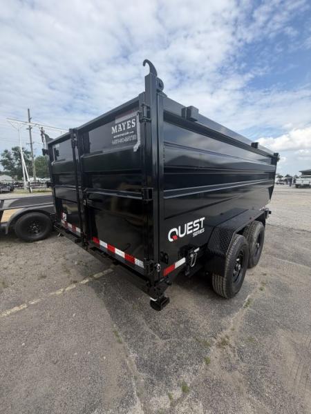 New 2027 PJ Trailers D7142 Dump Trailer 83X14 TA HIGH SIDE (GVW:14000) BLACK