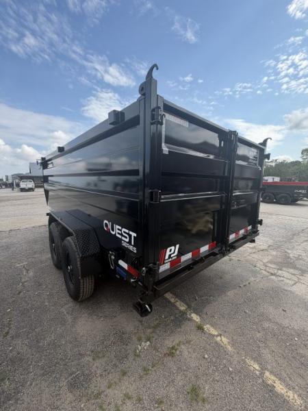 New 2027 PJ Trailers D7142 Dump Trailer 83X14 TA HIGH SIDE (GVW:14000) BLACK