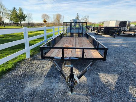 New 2026 BWISE UT7 82x16 7K Tandem Axle Utility Trailer