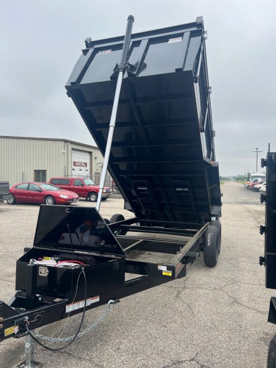 New 2027 Quality Steel and Aluminum CJ 83" x 16' Dump Trailer 4' High Side #260312 Dump Trailer