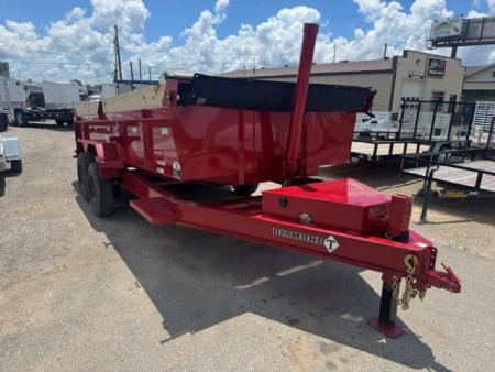 New 2026 Diamond T 83x14 16K Telescopic Hydraulic Jack Dump Trailer