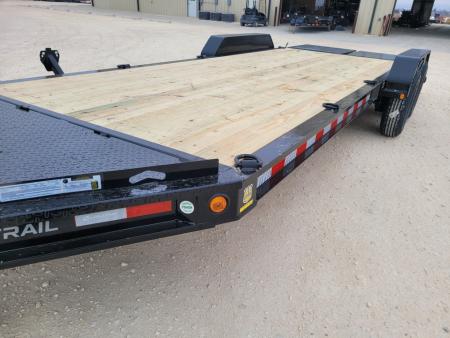 New 2026 Load Trail 14K 20' Skidster w/ Max Ramps and Toolbox Flush