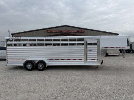New 2026 Featherlite 24' Stock Gooseneck Stock Trailer