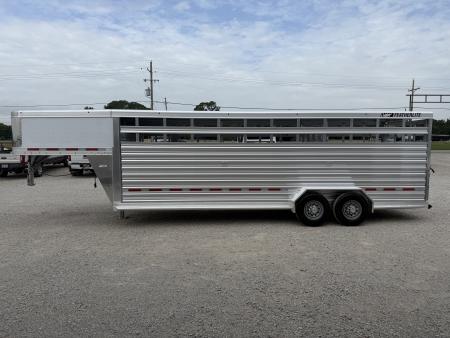 New 2026 Featherlite 24' Stock Gooseneck Stock Trailer