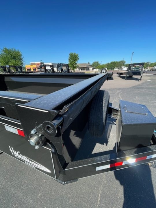 New 2026 H&W 14' HD Dump Trailer