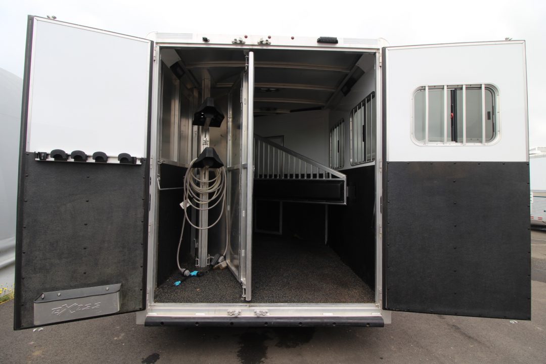 Used 2022 Exiss Escape 7210 - 10 ft short wall LQ - 2 Horse Trailer
