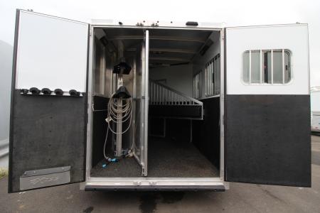 Used 2022 Exiss Escape 7210 - 10 ft short wall LQ - 2 Horse Trailer