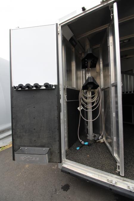 Used 2022 Exiss Escape 7210 - 10 ft short wall LQ - 2 Horse Trailer