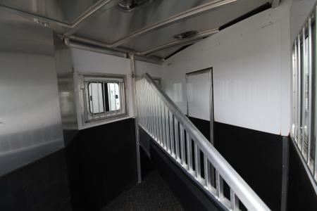 Used 2022 Exiss Escape 7210 - 10 ft short wall LQ - 2 Horse Trailer