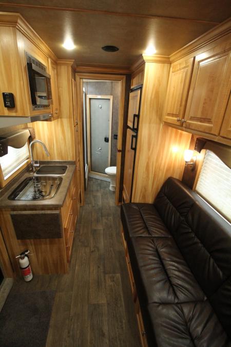 Used 2022 Exiss Escape 7210 - 10 ft short wall LQ - 2 Horse Trailer